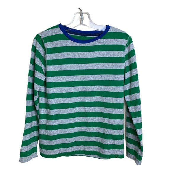 Boden Other - Boden Green Stripe Long Sleeve Tee Shirt Boys 8-9 years
